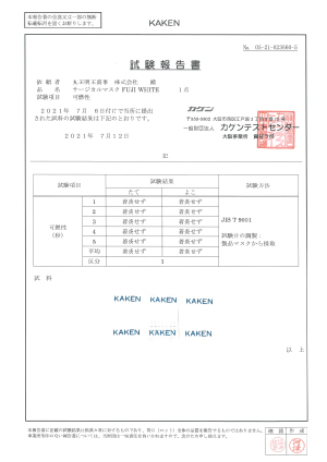 可焼性検査結果